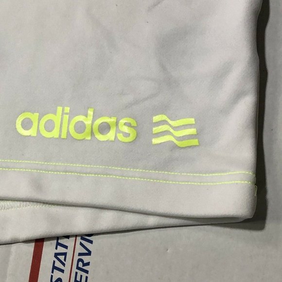 Adidas Golf Mens Tri-Color White 1/4 Zip Long Sleeve Breathable Sweater - Picture 3 of 7